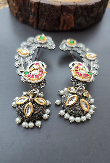 Pachi Kundan Earcuff
