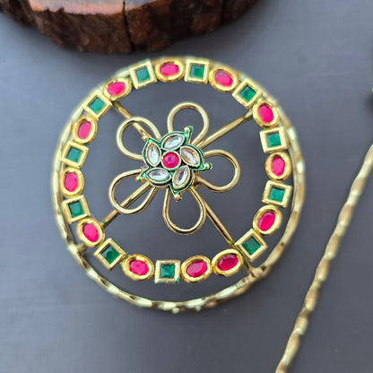 Kundan Hair Bun Cage Accessory