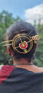 Jhanvi inspired Pachi Hair Cage Bun