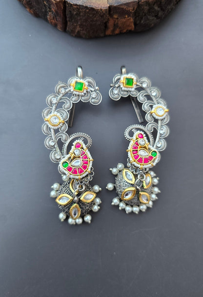 Pachi Kundan Earcuff