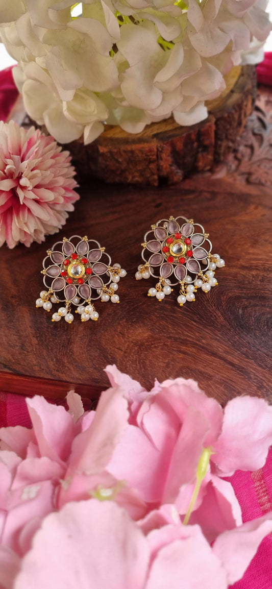 Brass fusion Earrings