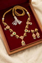 Gaj Pachi Kundan Fusion Necklace set
