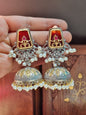 Munaar Dual tone Brass Jhumka