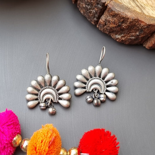 Phool Brass Earrings
