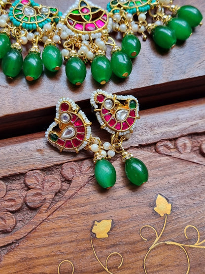 Pachi kundan gold plated necklace