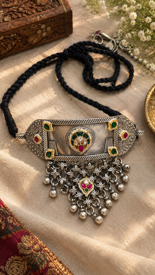 Pachi Kundan Hasli Choker Set