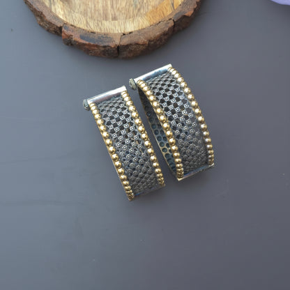 Dual tone Brass Kada
