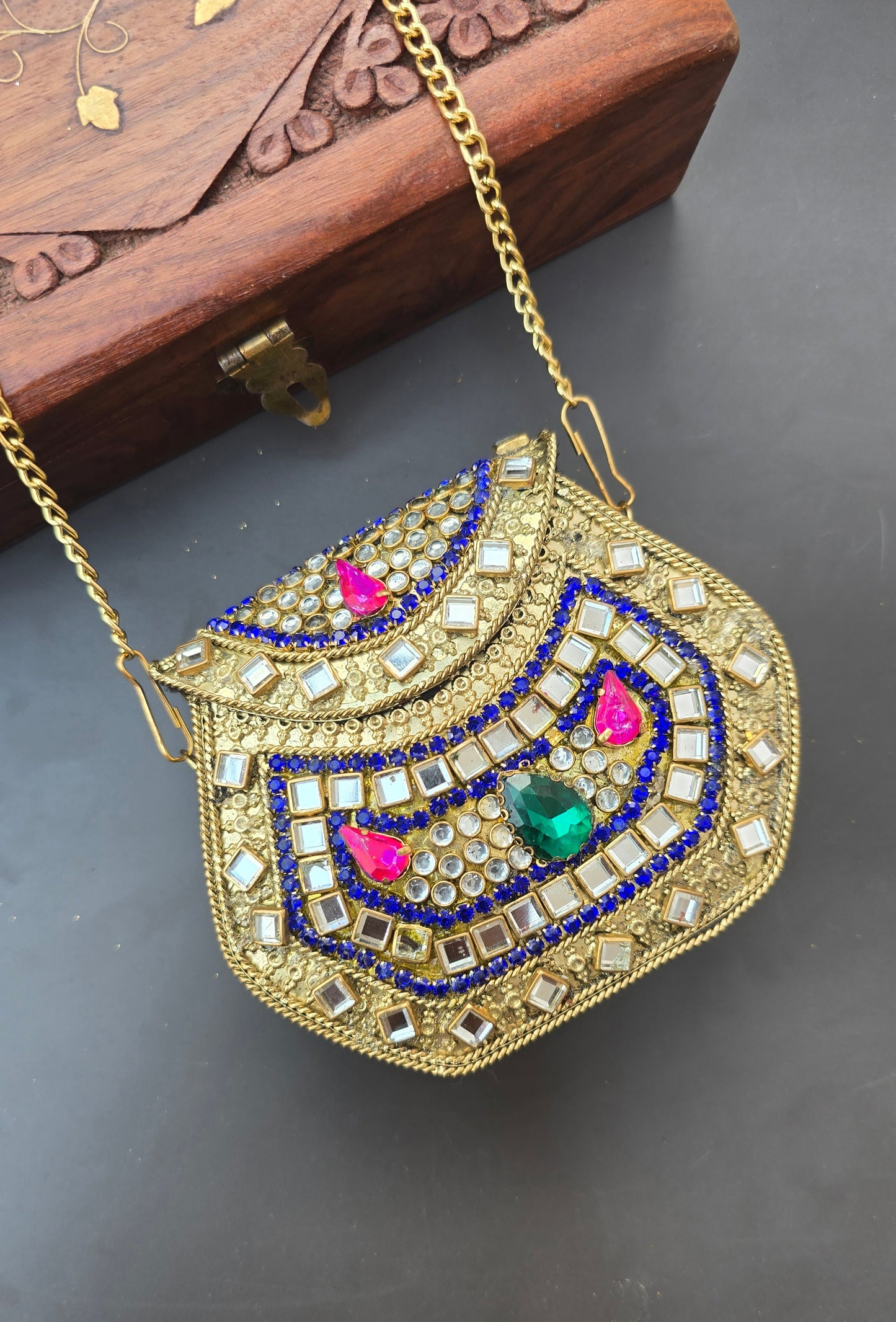 Mini Kundan Bag
