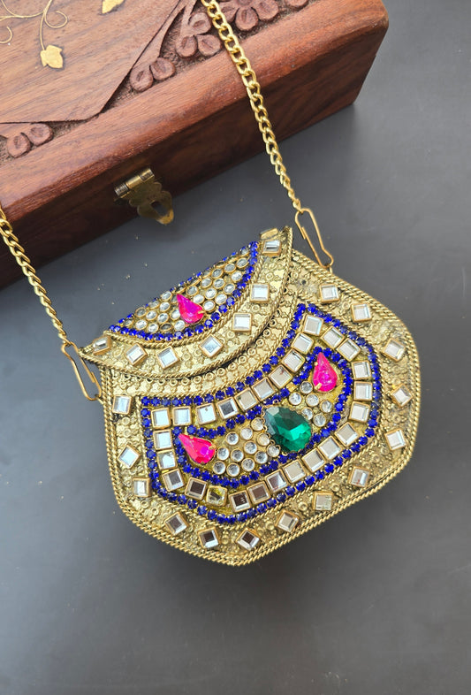 Mini Kundan Bag