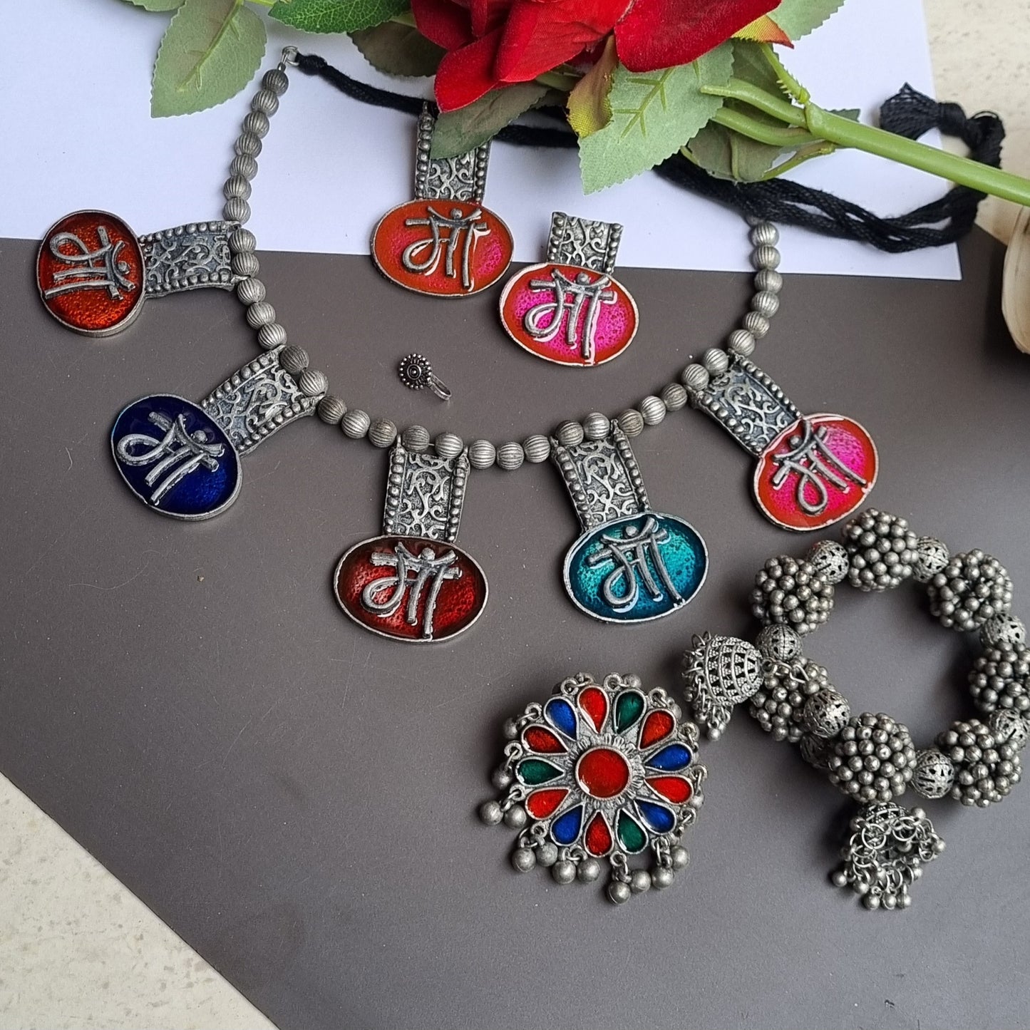 Navratri Jewellery Combo Set