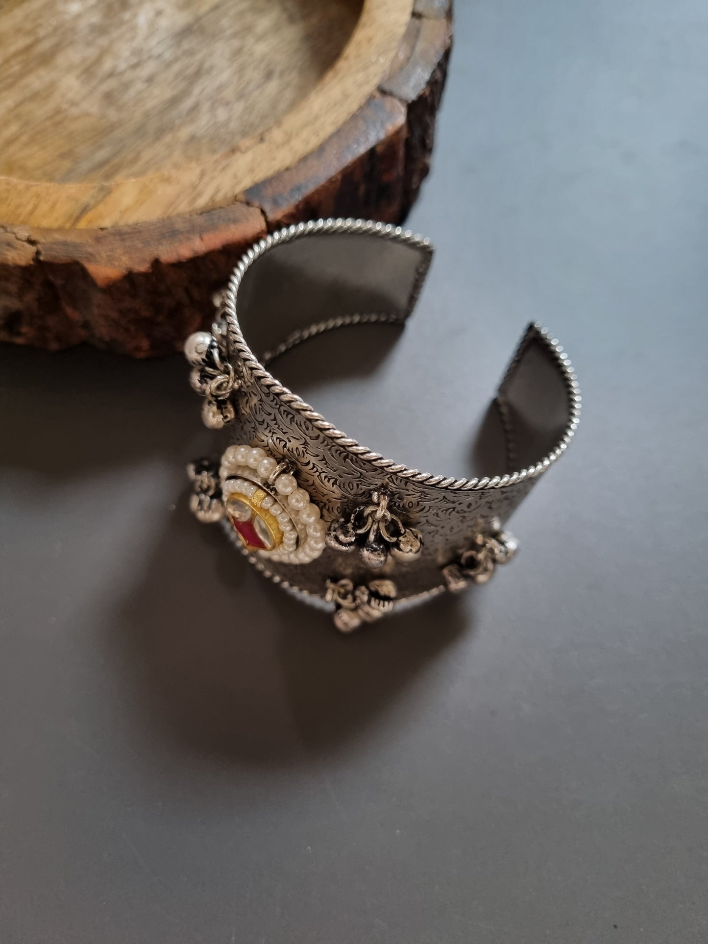 Pachi Silver Handcuff/ Kada