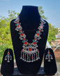 Enamel Oxidised Necklace set