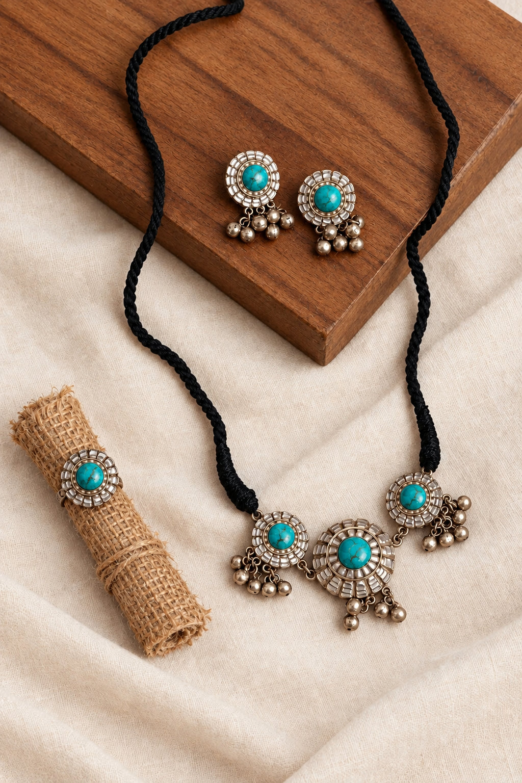 Enamel brass Choker