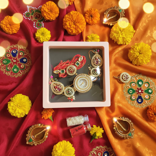 Bhaiya Bhabhi Rakhi Watch Combo