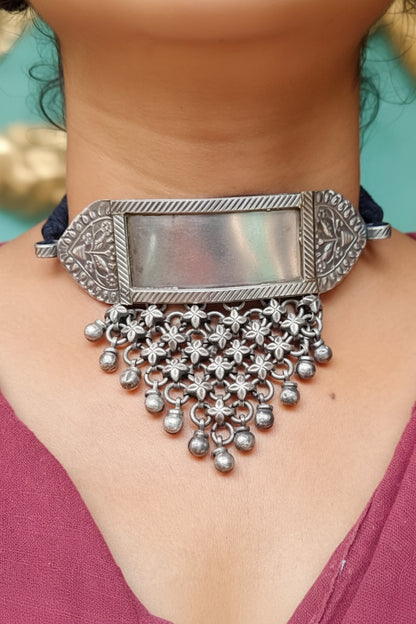 Navratri Brass Hasli Choker