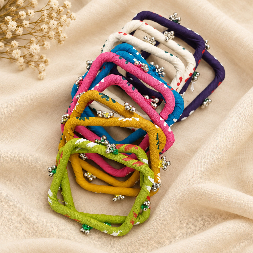 Navratri bangles stack