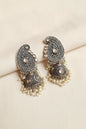 Stone oxidised Jhumka
