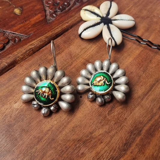 Fusion Brass Earrings