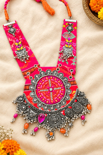 Sona Fabric Necklace