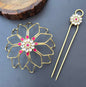 Kundan Hair Bun Cage Accessory