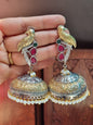 Sitaara Dual tone Brass Jhumka