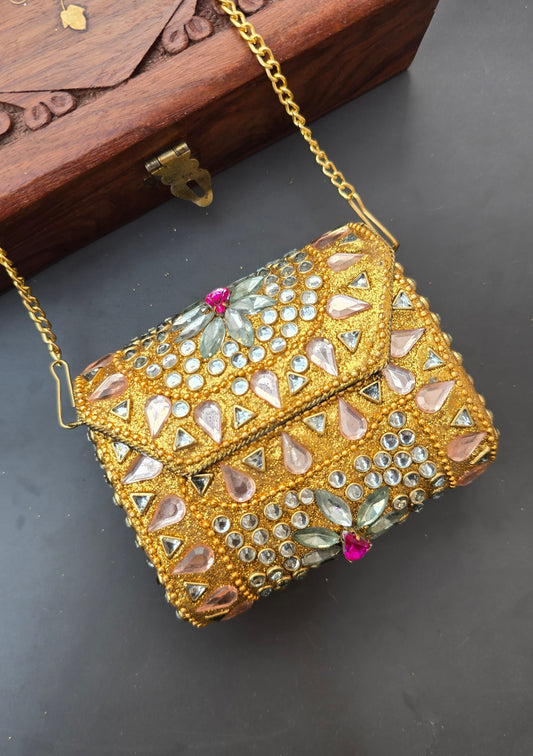 Mini Kundan Bag