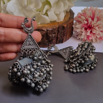 Oxidised jhumka