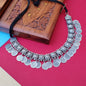Oxidised coin Choker