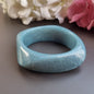 Chinky Sea green resin Bangles