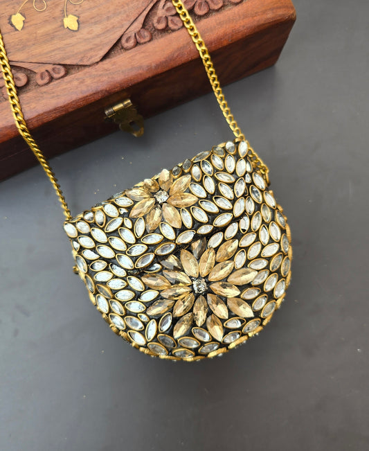 Mini Kundan Bag