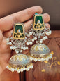 Munaar Dual tone Brass Jhumka