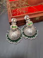 Pachi kundan Jhumka