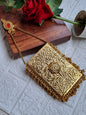 Golden Mobile Batua- Brass