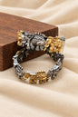 Dual tone Brass Kada- single piece
