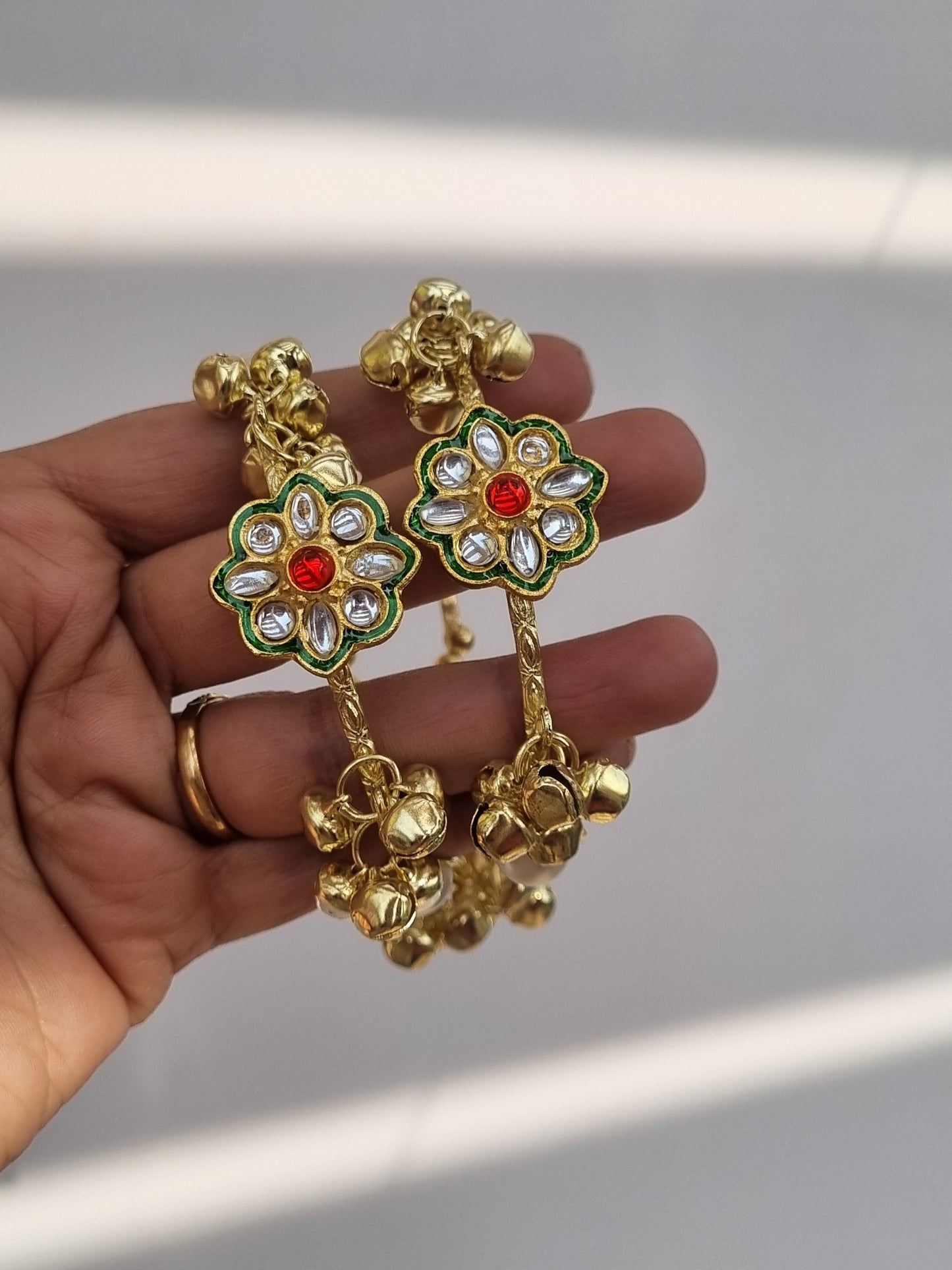 Kundan Ghunghru Bangles