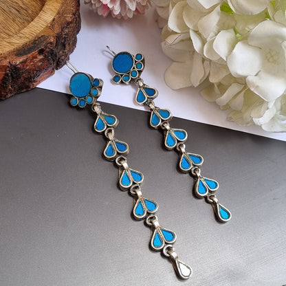 Original Long Glass Earrings