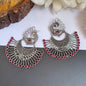 Peacock Brass Earrings