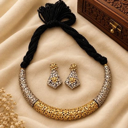Dual tone Choker Set