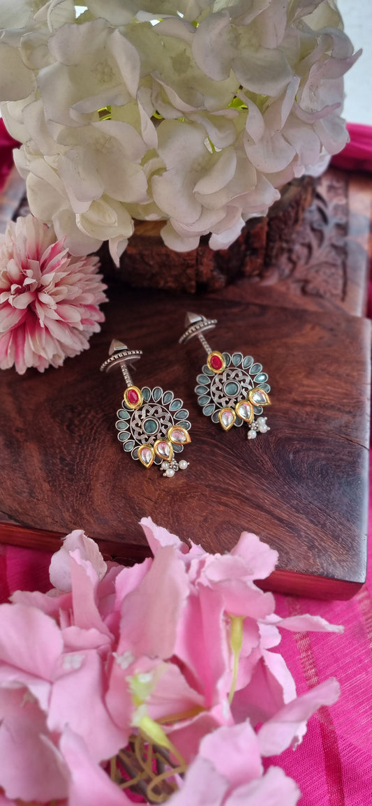 Brass Fusion Earrings