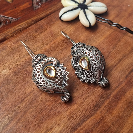 Fusion Brass Earrings