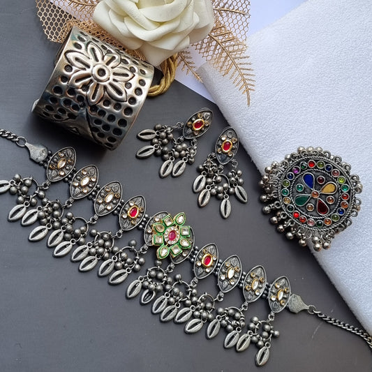 Navratri Jewellery Combo Set
