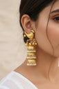 Golden Kashmiri layered Earrings