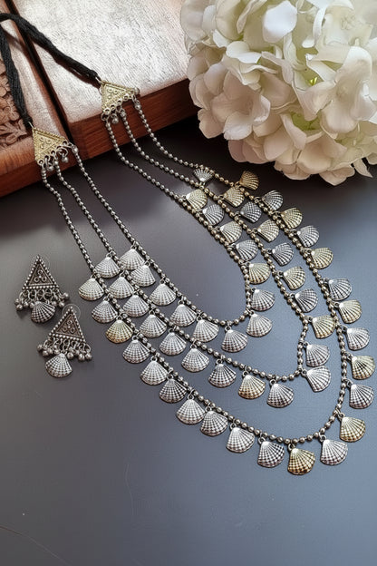 3 layered sukhna Necklace Set