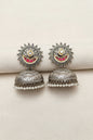 Falguni Pachi Kundan Jhumka- Brass