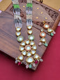 Kundan Pearl long Necklace set