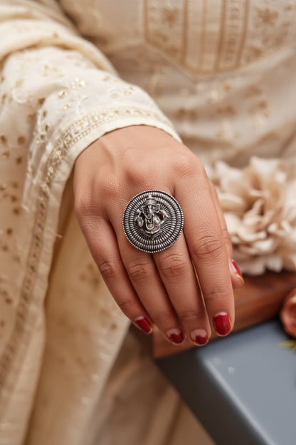 Ganesh Brass Ring
