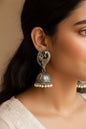 Peacock Brass Jhumka