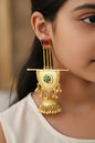 Golden Kashmiri Earrings