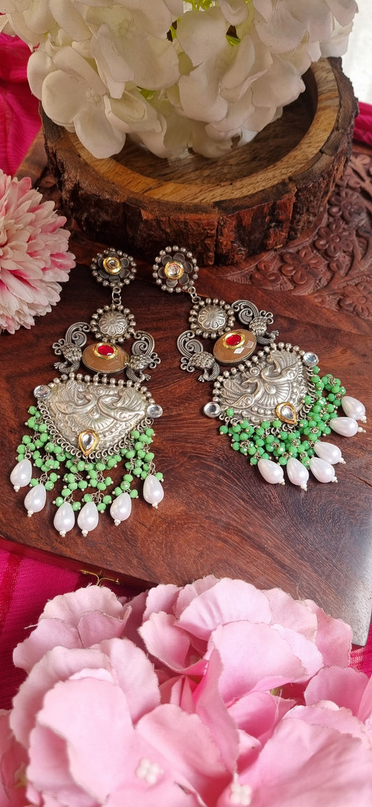 Brass fusion Earrings