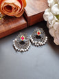 Lotus Brass earrings